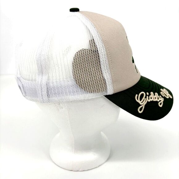 Free People Understated Leather Giddy Up Trucker Cap Green  display picture 2
